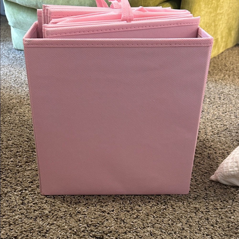 Pink Storage Bin - Picture 3 of 4